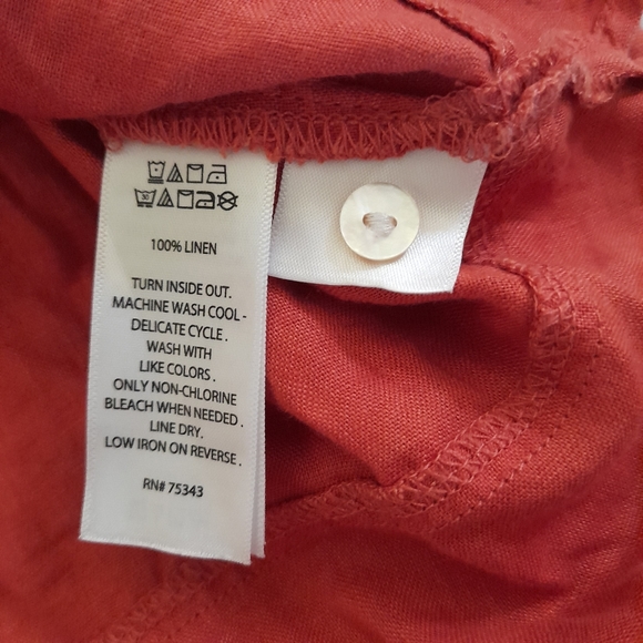 ● TAHARI | 100% Linen tunic blouse 1x - Picture 15 of 16